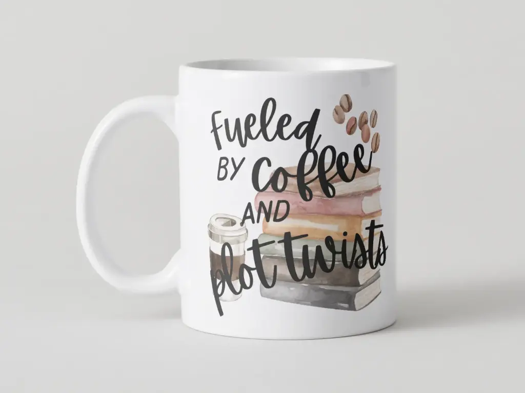Fueled By Coffee & Plot Twists Mug