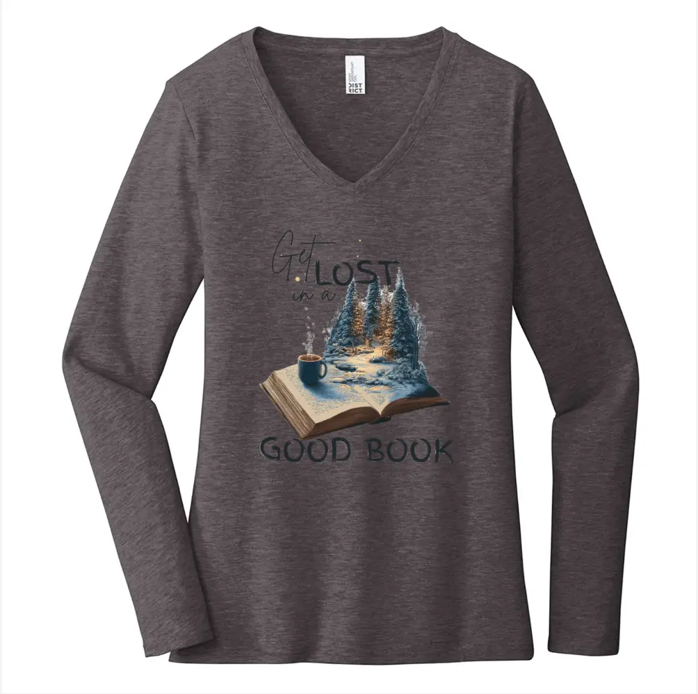 Get Lost in a Good Book Women's Long Sleeve